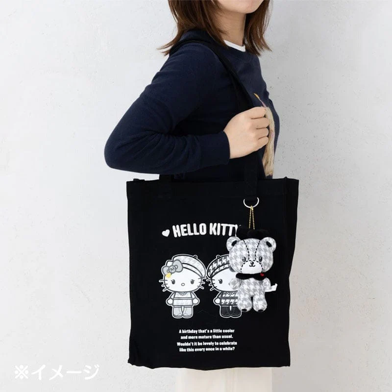 Bolsa de tela monocromática de Hello Kitty