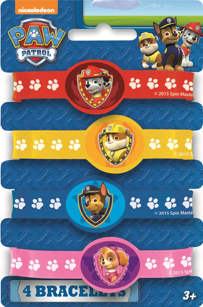 Pulsera elástica de la Patrulla Canina 4ct