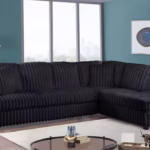 Colección Fluffy – Sofá seccional de 2 piezas con chaise reversible