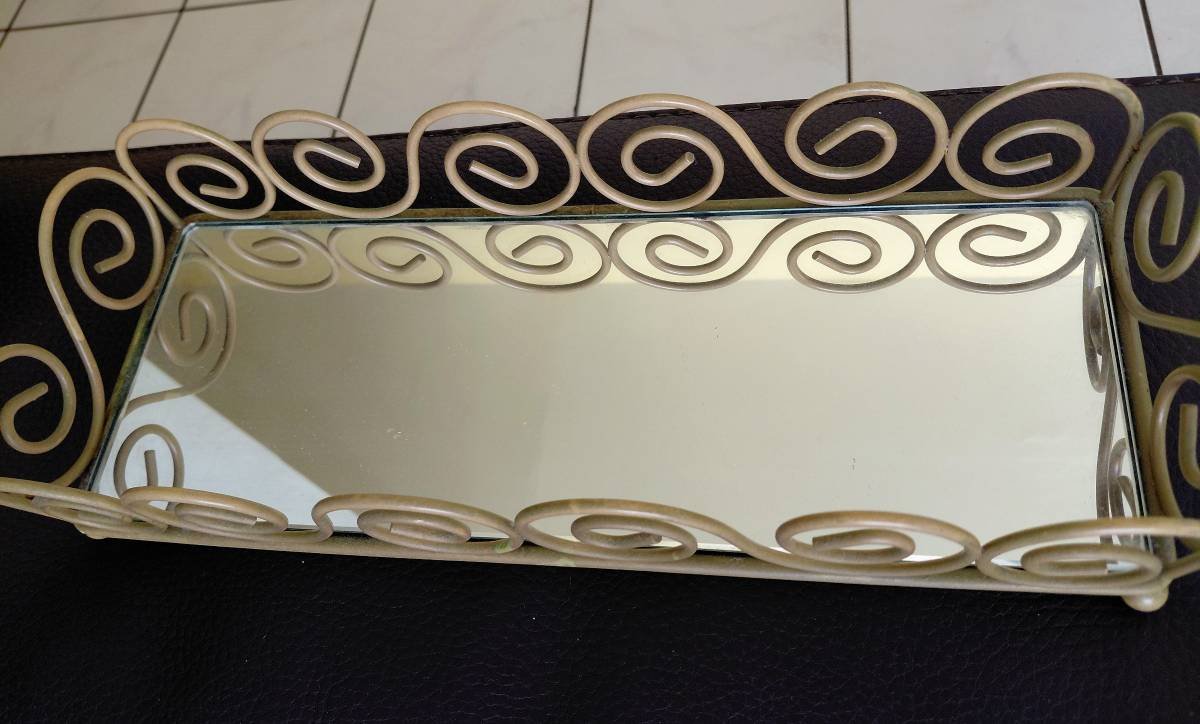 Bandeja con espejo - segunda mano, oferta