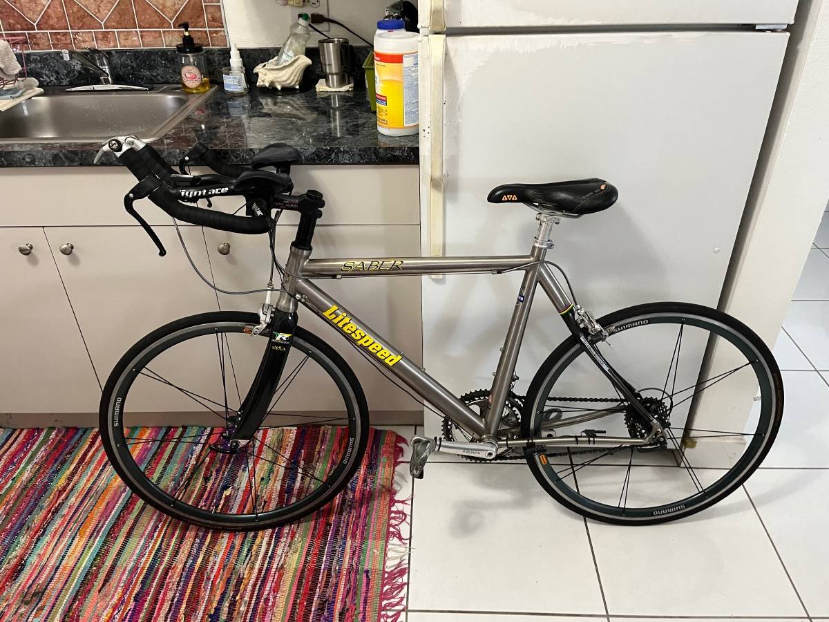 Bicicleta Litespeed Saber de titanio  - como nueva