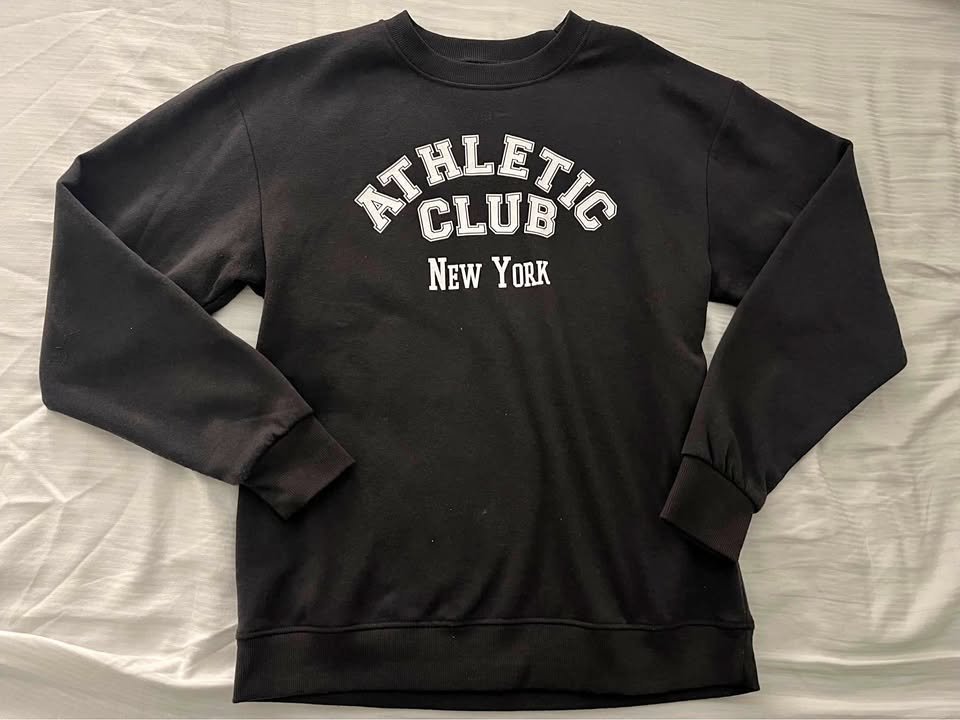 Sudadera Athletic Club New York Negra Talla M