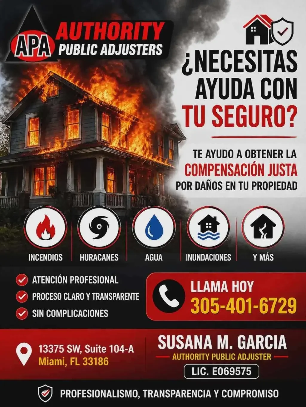 Servicio de ajustador público autorizado