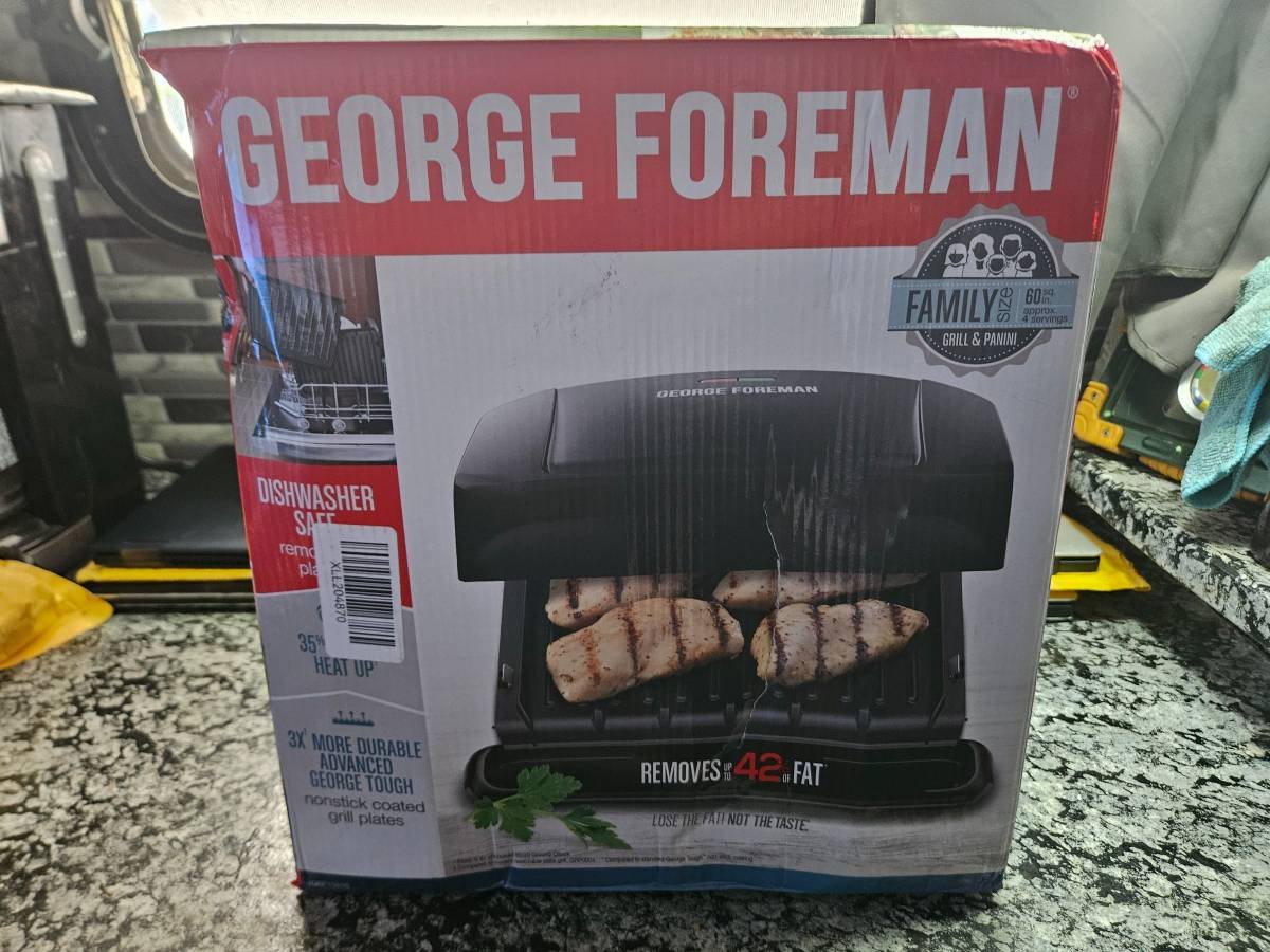 Vendo parrillera George Foreman tamaño familiar antiadherente
