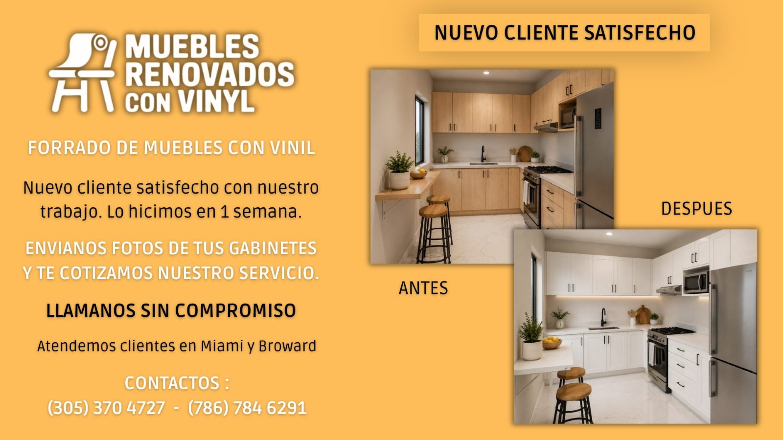 Renueva tus gabinetes de tu cocina